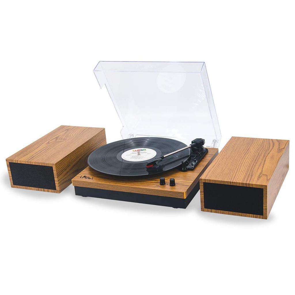 Hot Sale Lp No 1 Vintage Retro Belt Drive Bluetooth Turntable With Separable Professional Stereo Speakers 3 Speed Vinyl Record Players Shopee Malaysia