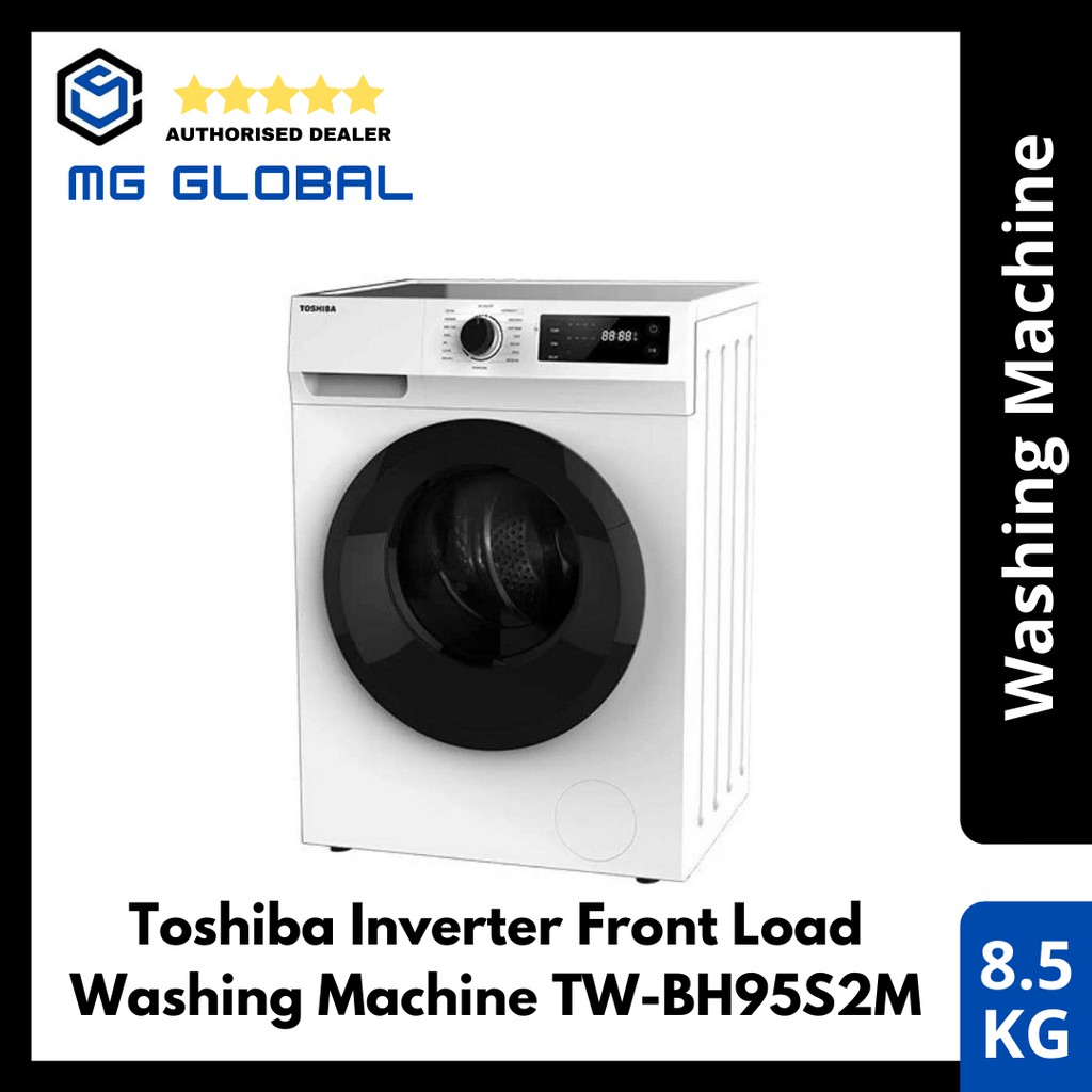 Toshiba 8.5kg Inverter Front Load Washing Machine TWBH95S2M Shopee