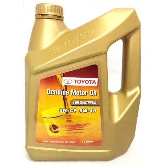 Toyota 5w40 допуски