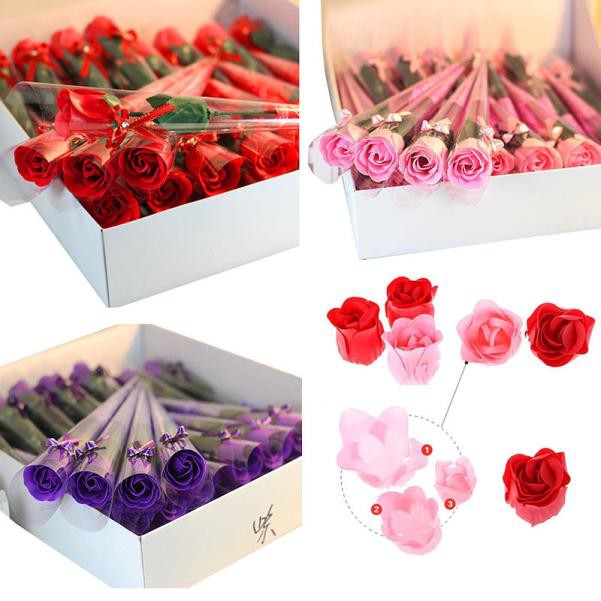 Pack Of 100 Fuchsia Fake Rose Petals Valentines Day Flower Wedding Confetti