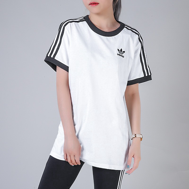 adidas originals three stripes tee