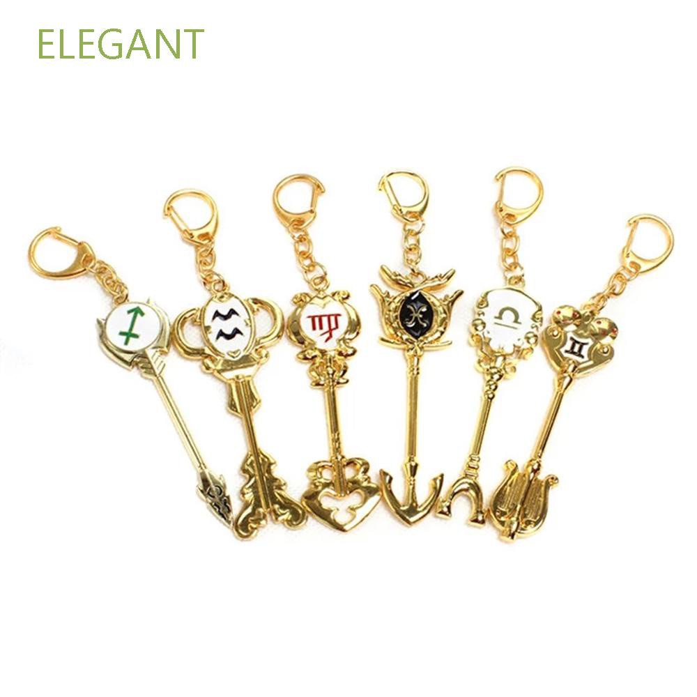 Buy New Fashion Fairy Tail Zodiac Star Spirit Magician Lucy Summons Key Twelve Constellation Keychain Seetracker Malaysia