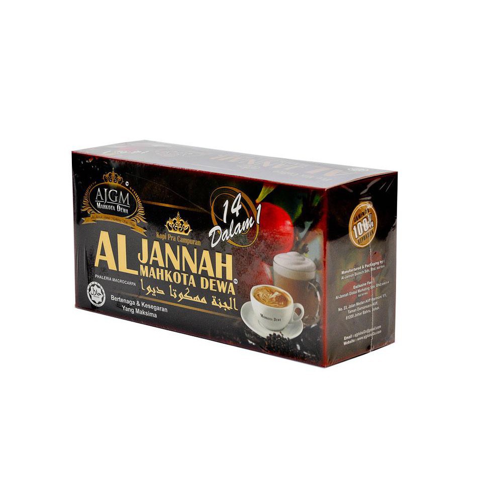 Ajgm Kopi Al Jannah Mahkota Dewa Ajgm 20schts X 30gm