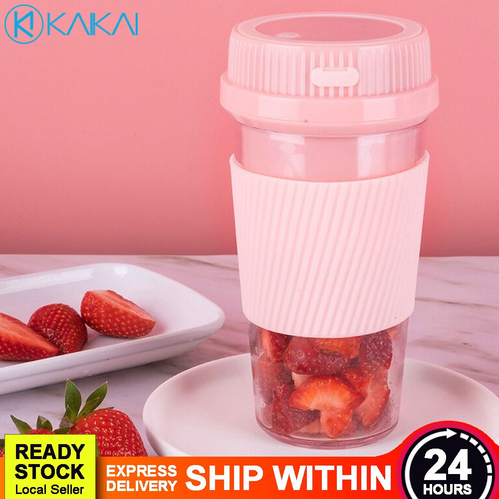 🔥 PROMO 🔥 Portable Juicer Electric Wireless Rechargeable 300ML Smoothie Blender Machine Mixer Mesin Pengisar Jus Buah