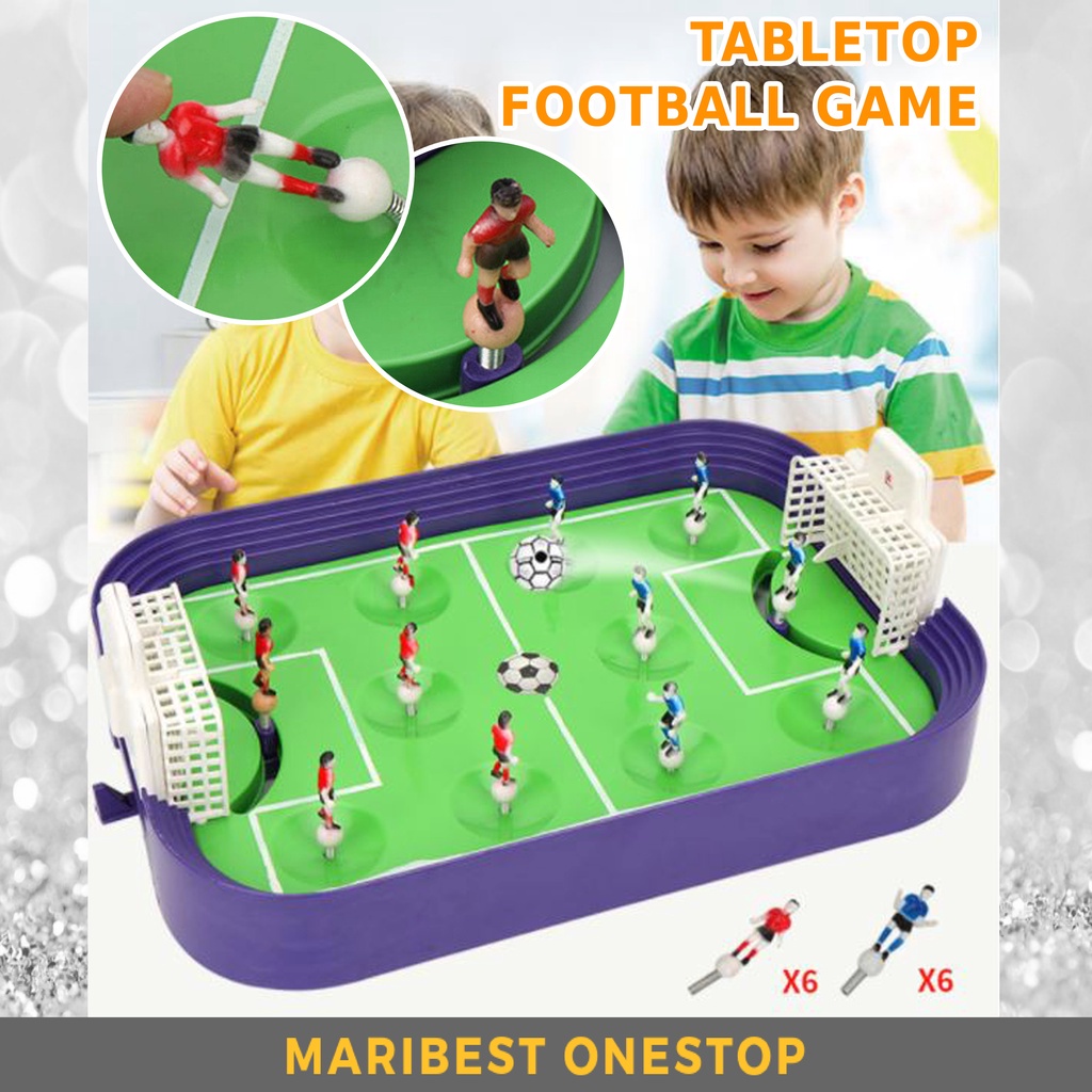 TABLETOP FOOTBALL GAME Mini Table Football Boardgame Soccer Table Game Indoor Arcade Game 弹射足球桌游
