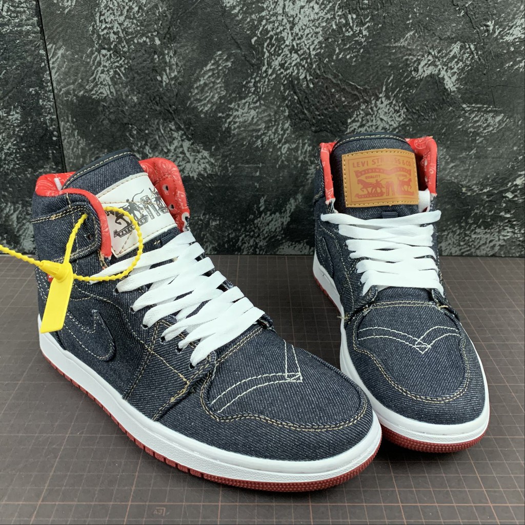 nike air jordan x levi's