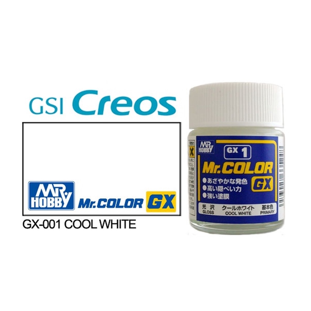 6周年記念イベントが GSIクレオス Mr.カラーGX クールホワイト(GX1)塗料 返品種別B