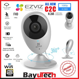 [Ready Stock] EZVIZ C2C / C1C 720/1080P H.265 32/64/128/256GB Indoor Wi-Fi CCTV Security Camera / Wide-Angle Lens