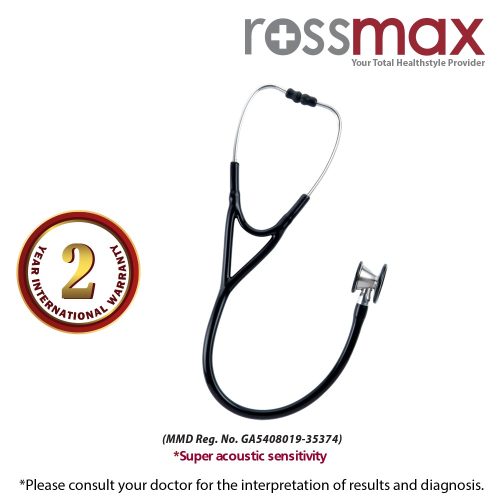 ROSSMAX Cardiology Stethoscope Model EB600 Shopee Malaysia