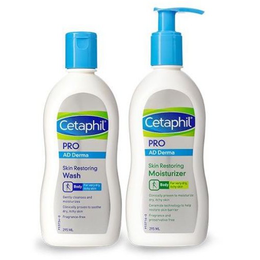 CETAPHIL PRO AD Derma Skin Restoring (Restoraderm) Body Wash & Moisturizer 295ML Shopee Malaysia