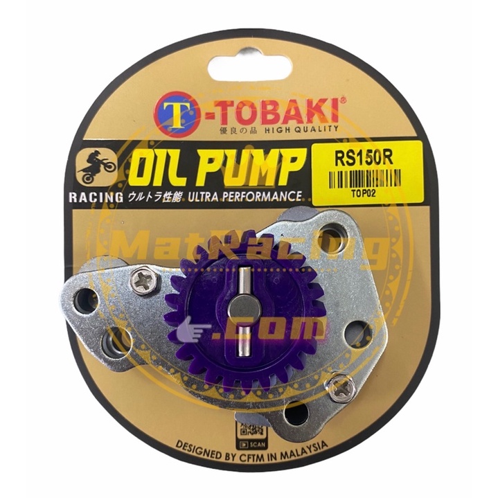 TOBAKI RACING OIL PUMP RS150 HONDA 4T PUMP RC RS RS150R MINYAK HITAM