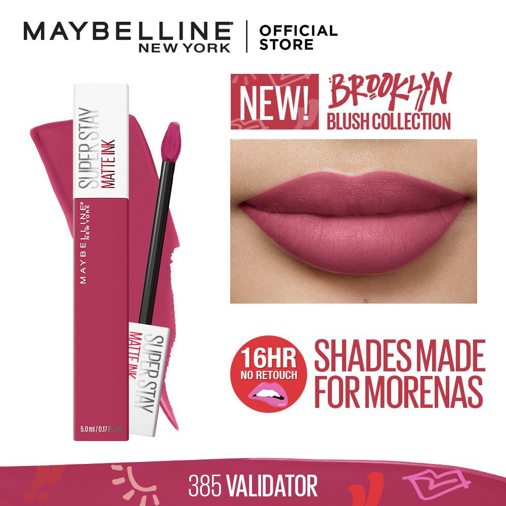 MAYBELLINE Superstay Matte Ink VALIDATOR-385 Lip Cream Make Up