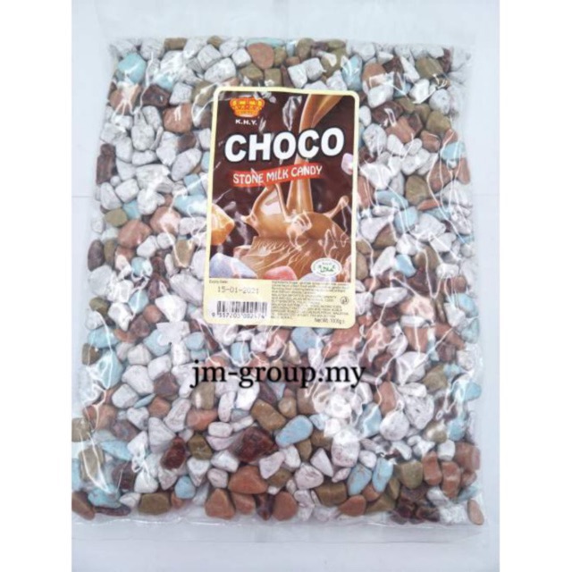 Ready Stock Choco Stone Milk Candy Gula Batu 1kg