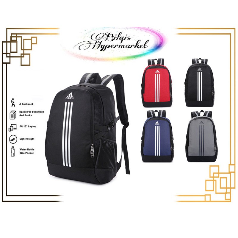 Adidas Backpack Beg Sekolah Ready Stock Malaysia Shopee Malaysia