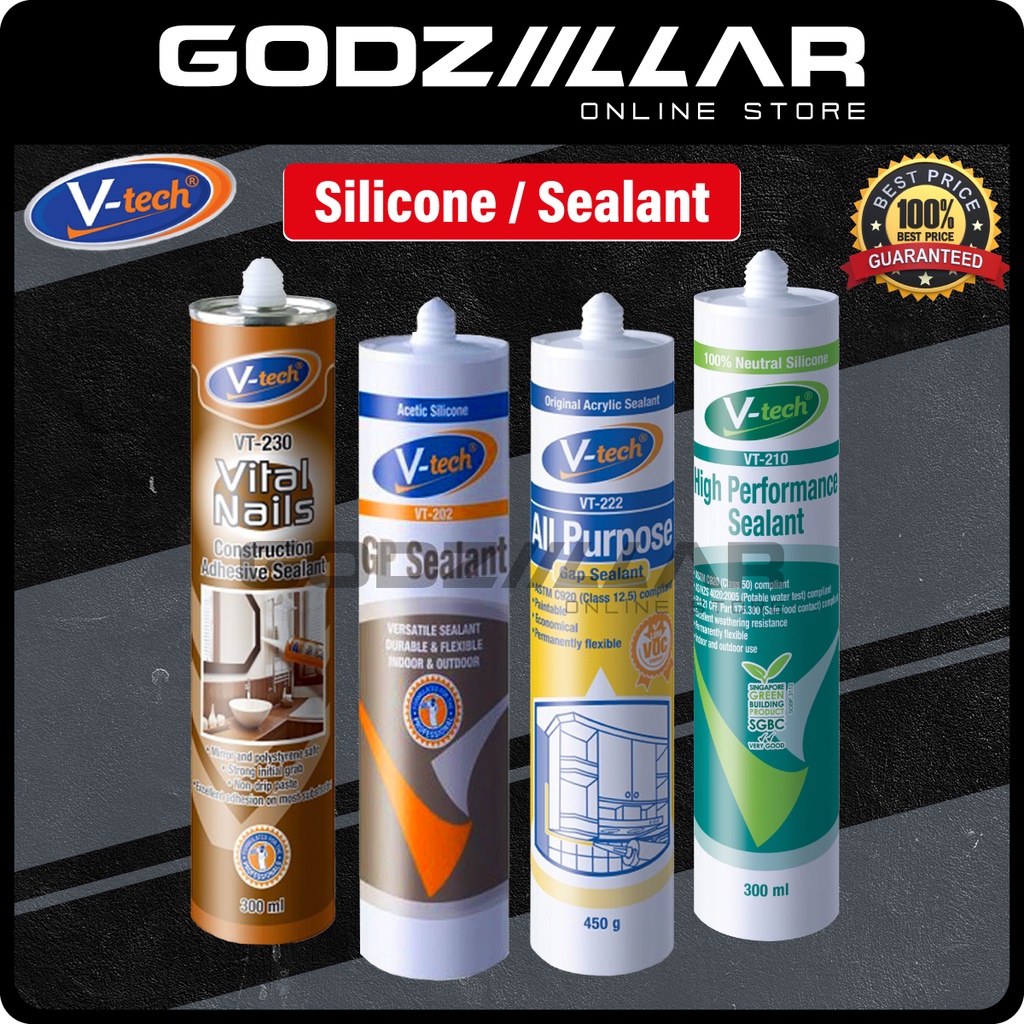 VTech Silicone Sealant & Adhesive Sealant VT226 / VT202 / VT230