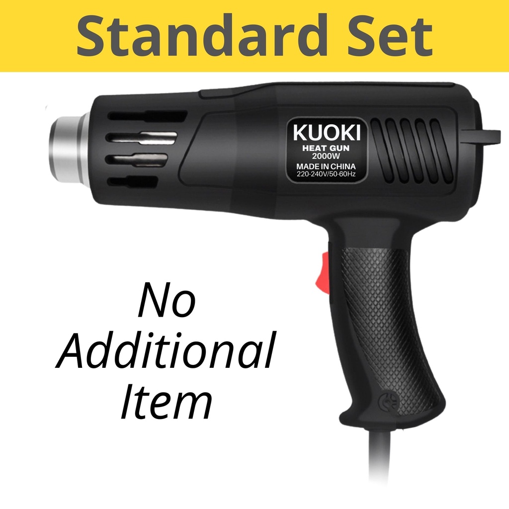 2000w Kuoki Hot Air Gun Heat Gun Blower Shrink Dual Adjustable Temperature