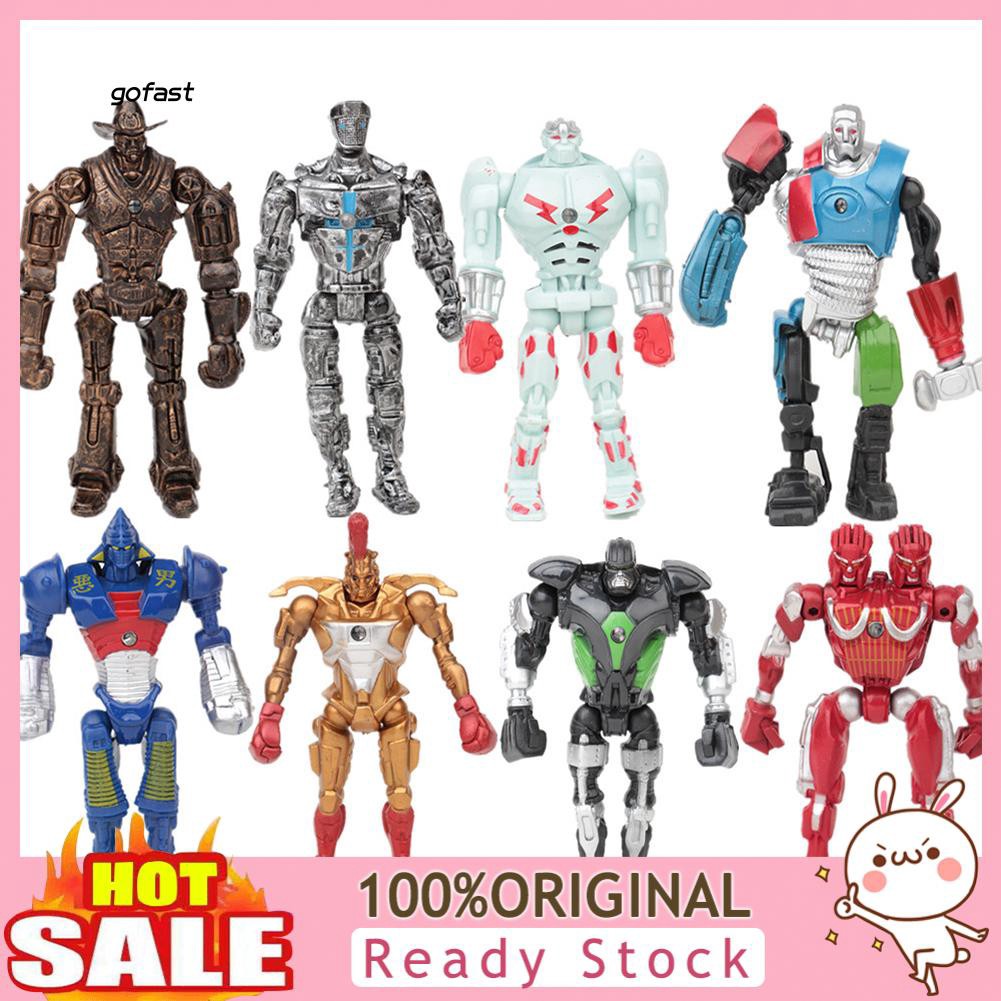 Fast 8pcs Anime Real Steel Adam Raider Led Robot Action Figure Model Kids Toy Gift Shopee Malaysia - new 8cm 8pcsset roblox kids figure toys heroes models