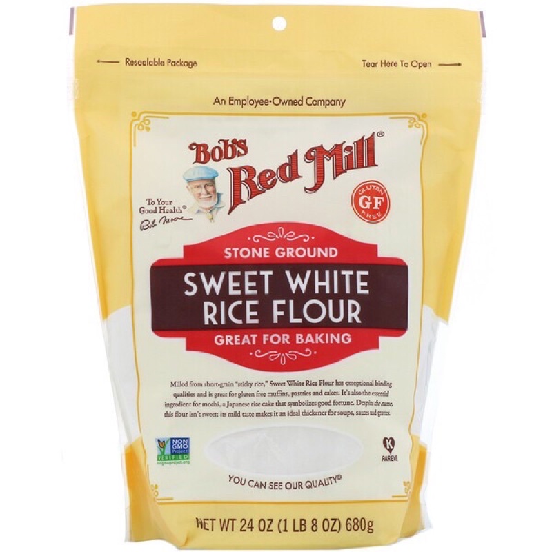 [NewStock/Exp2026] Bob’s Red Mill Sweet White Rice Flour 680g