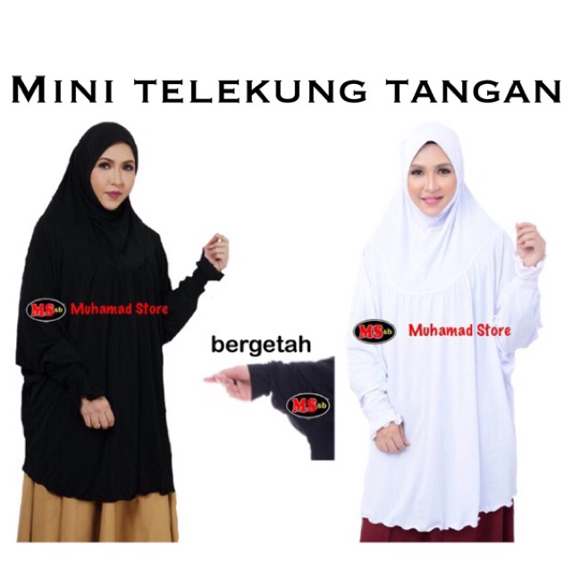 Mini Telekung Haji / Umrah (Tangan Bergetah)