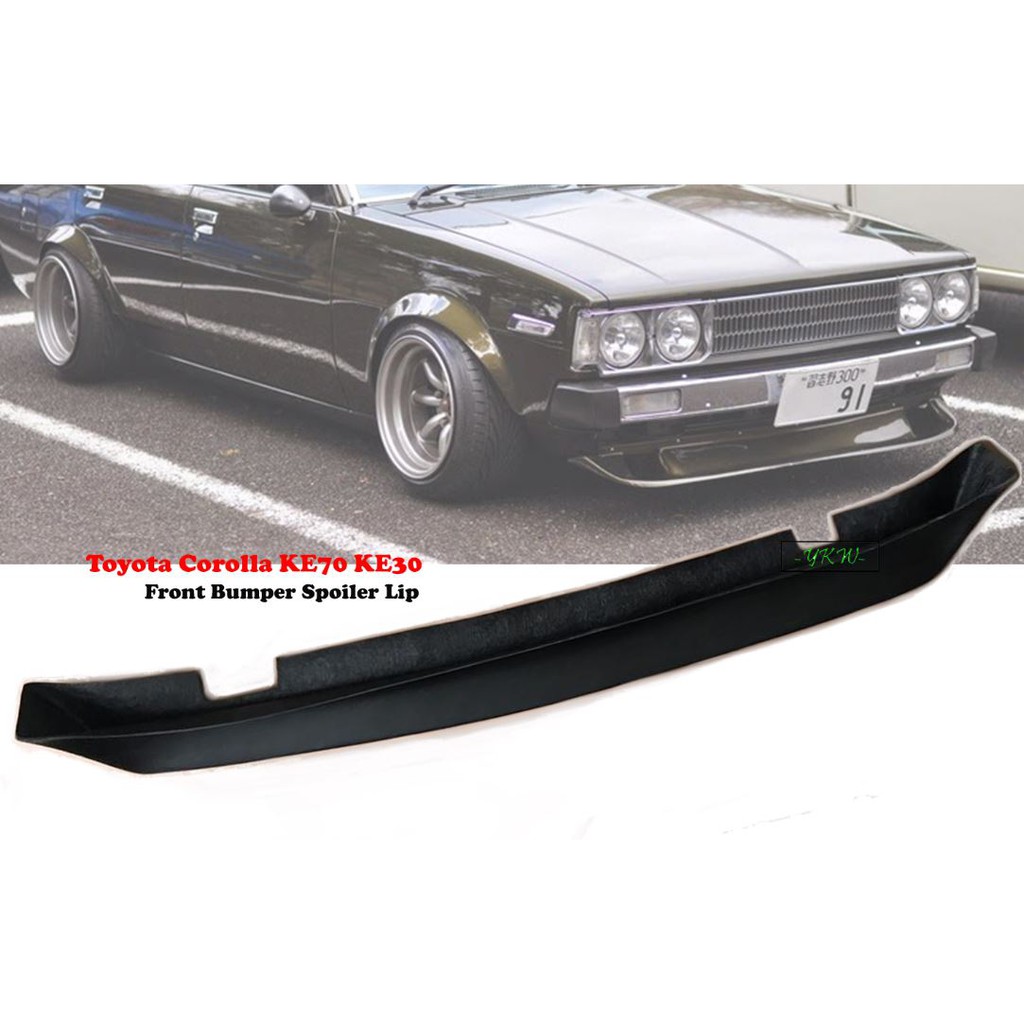 Toyota Corolla KE70 KE30 TE71 Front Bumper Spoiler Lip Air Dam Spoiler