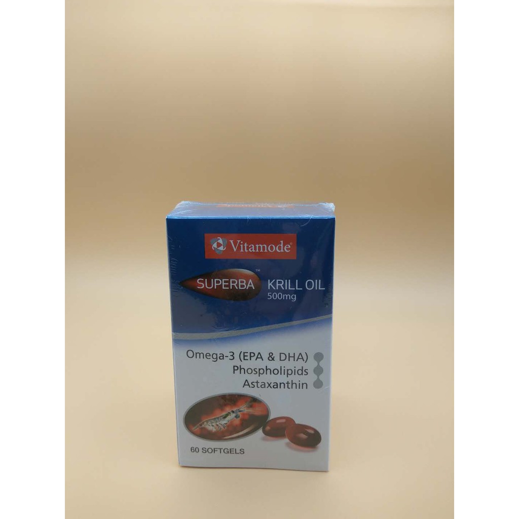 Vitamode Superba Krill Oil 500mg 60 Softgels Shopee Malaysia