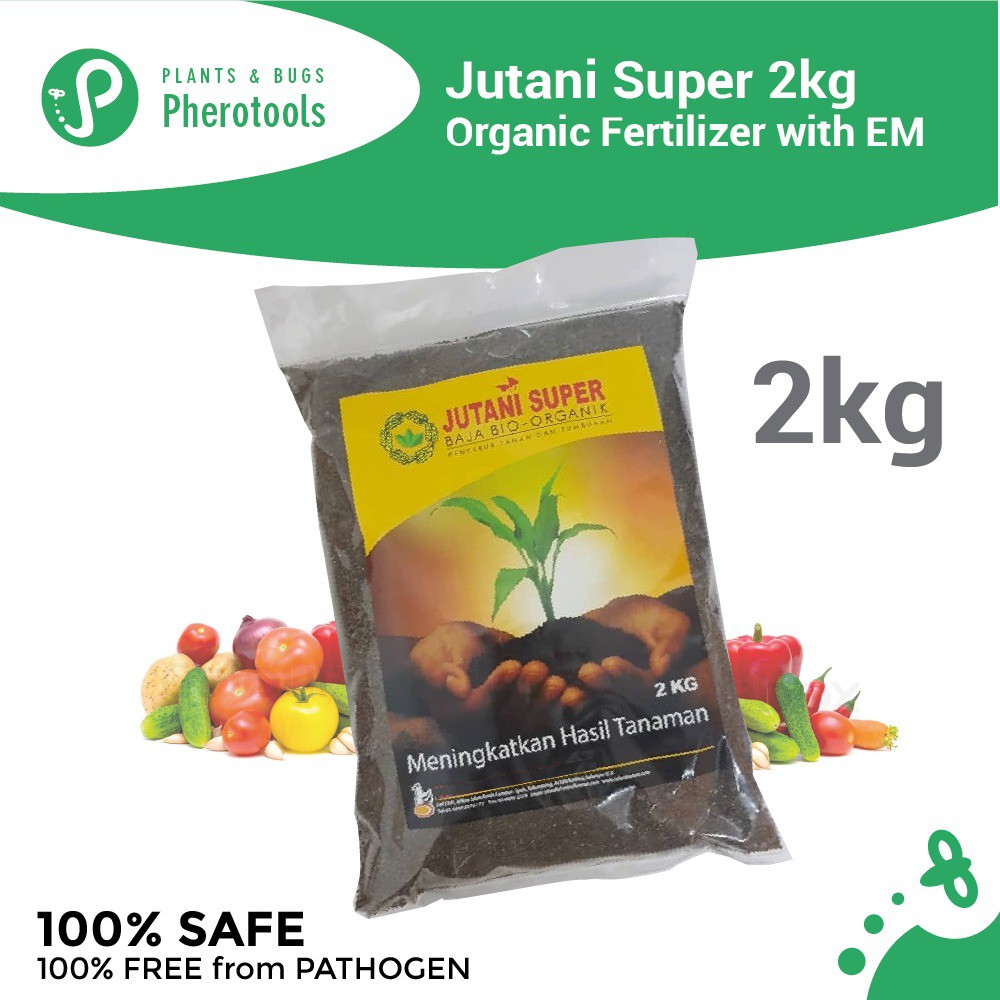 2kg Bio-Organic Fertilizer With EM (Effective Microorganisms) JUTANI ...