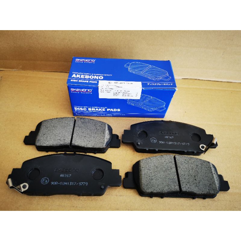 Honda Accord 2013 (T2A) HRV (T7A) Brake pad Front (Akebono) Shopee