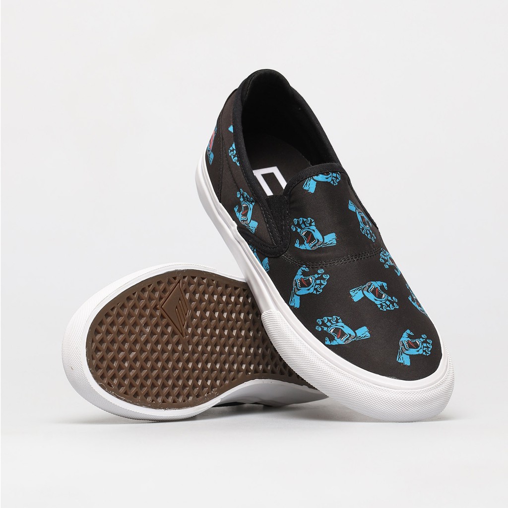 Emerica Wino G6 Slip On X Santa Cruz Shoes - Blue/Black/White 9020620 |  Shopee Malaysia