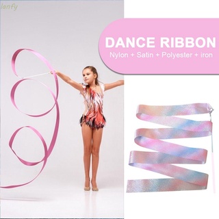 3.6M Dance Ribbon Art Gymnastic Rhythmic Ballet Streamer Twirling LONG Rod SE