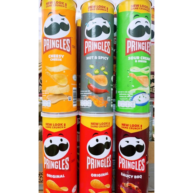 Pringles Potato Chips Original / Hot&Spicy / Cheese / BBQ / Sour Cream ...