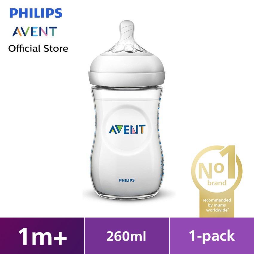 Philips Avent Natural Bottle 1M + 260ml / 9OZ SCF693/13 Baby Milk