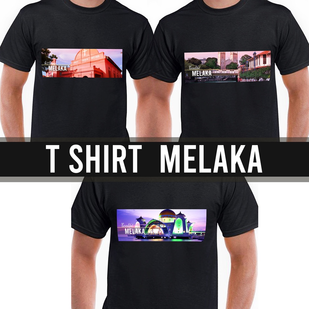 Melaka Malacca A famosa jonker street Cotton T-Shirt Souvenir Gift