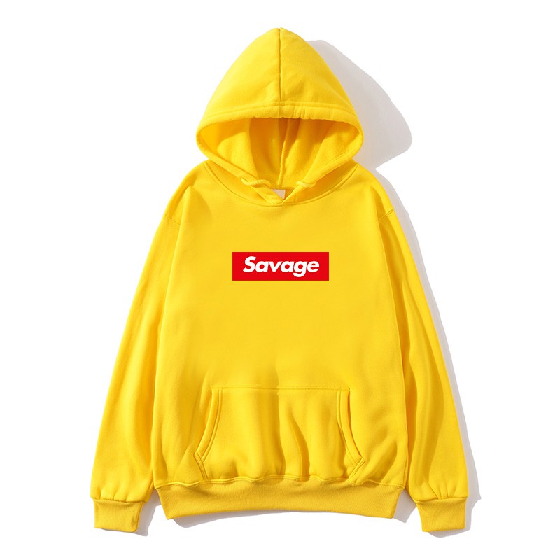 savage hoodie yellow