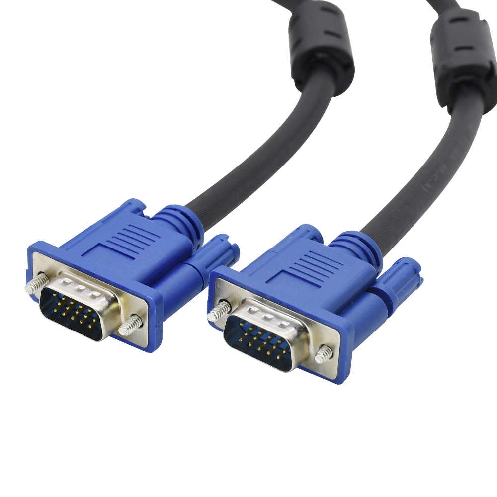 (Ready Stock) i Cable RGB / VGA 15Pin (Male) to RGB / VGA 15Pin (Male ...