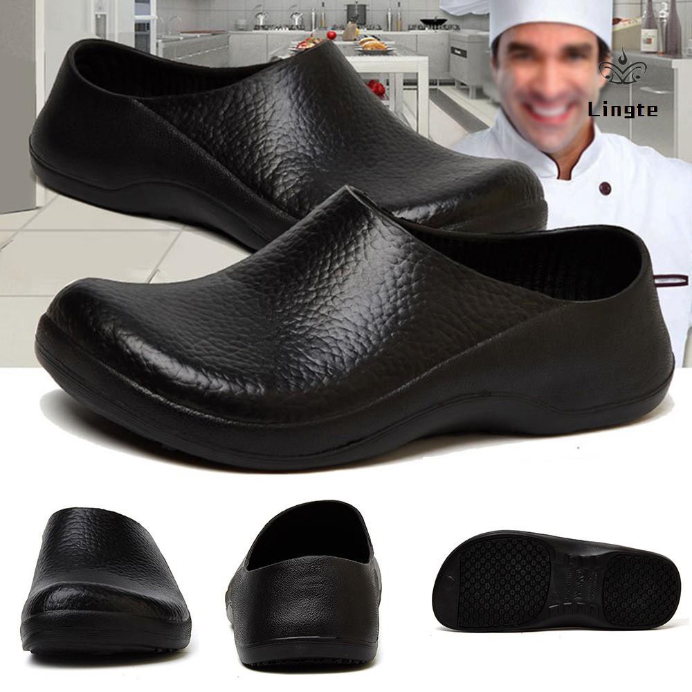 Lmens Chef Shoes In The Kitchen Non Slip Safety Shoe Polish And Water Proof Shopee Malaysia