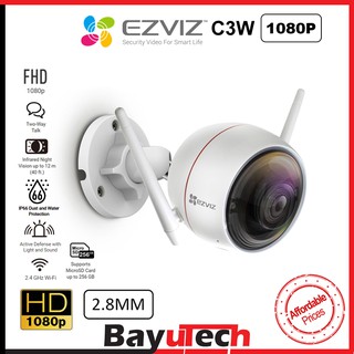EZVIZ C3W 1080P 32/64/128GB (2MP) Wireless Outdoor Security Camera , Sound and Light Dual Protection
