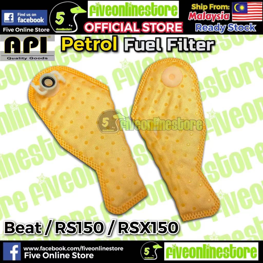 API Petrol Fuel Pump Filter Honda Beat RS150 V1 V2 V3 RSX150 Fuel Injection Penapis Minyak Fuel