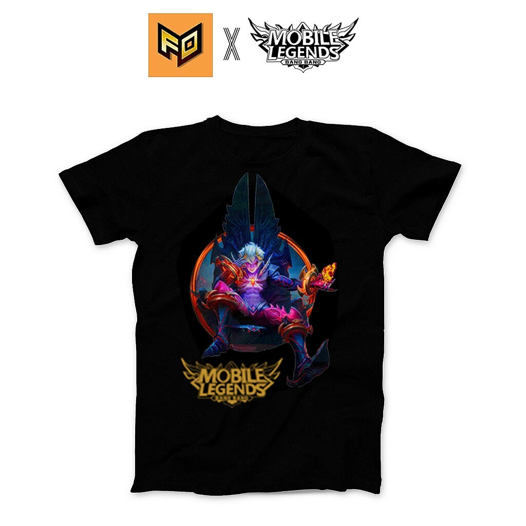 Baju Mobile Legend Dyrroth MOBA MLBB Gamer T Shirt For Kids and Adults ...