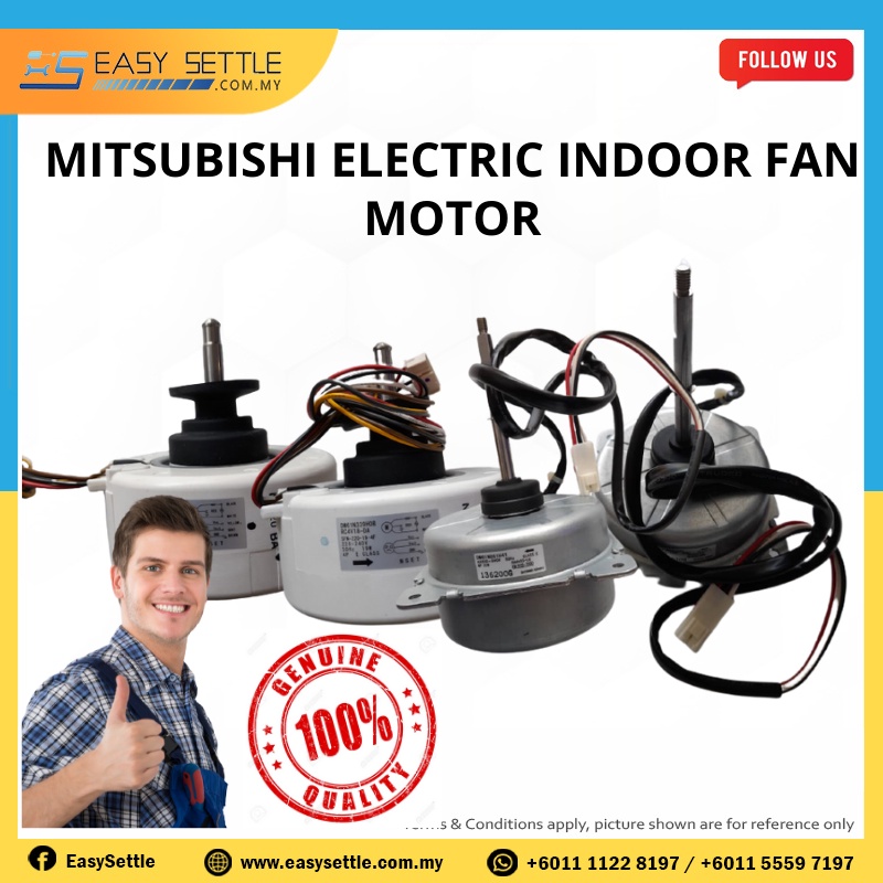 (GENUINE PART) MITSUBISHI ELECTRIC INDOOR FAN MOTOR Shopee Malaysia
