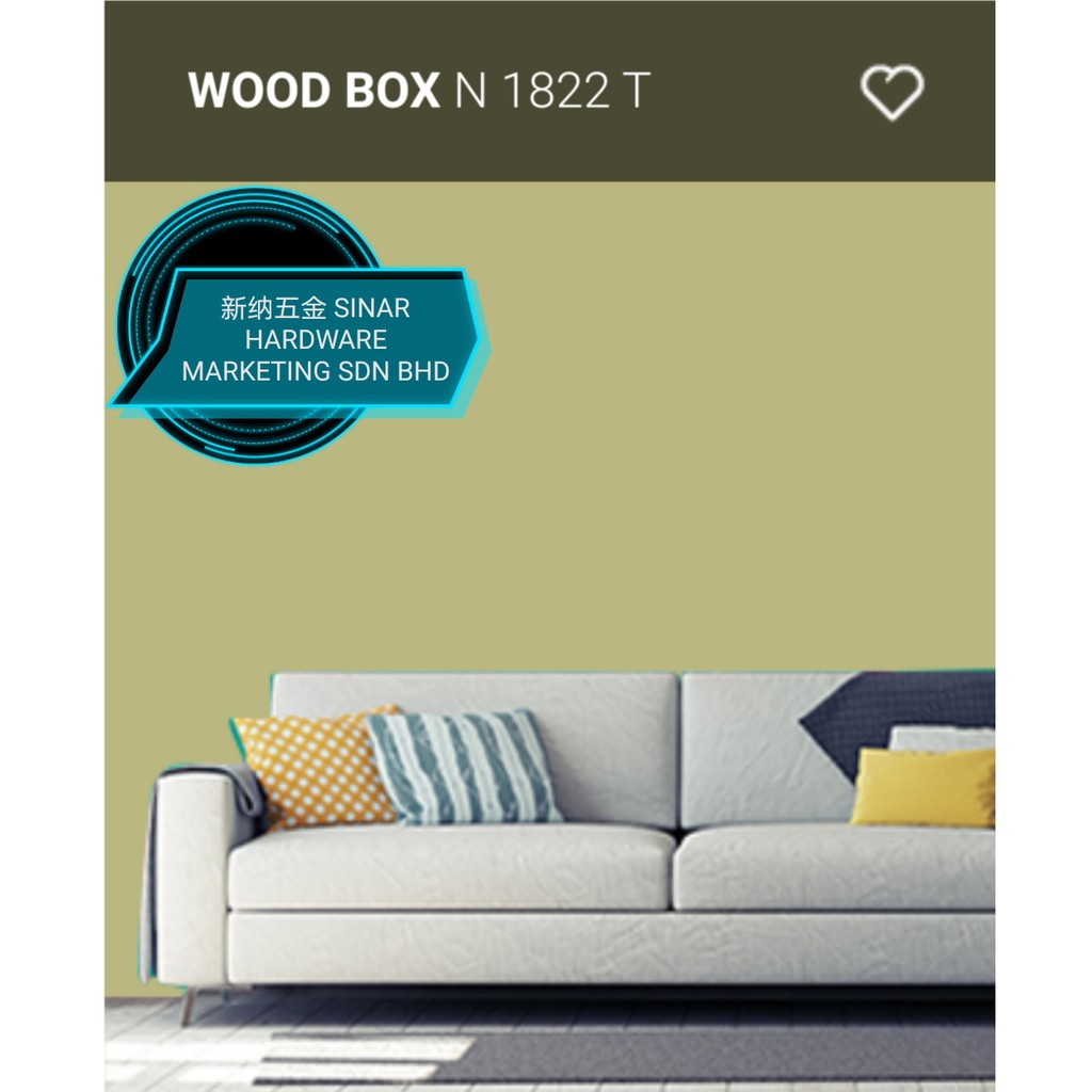 NIPPON SUPER MATEX INTERIOR WALL EMULSION PAINT COLOUR CREATION 1 LITER