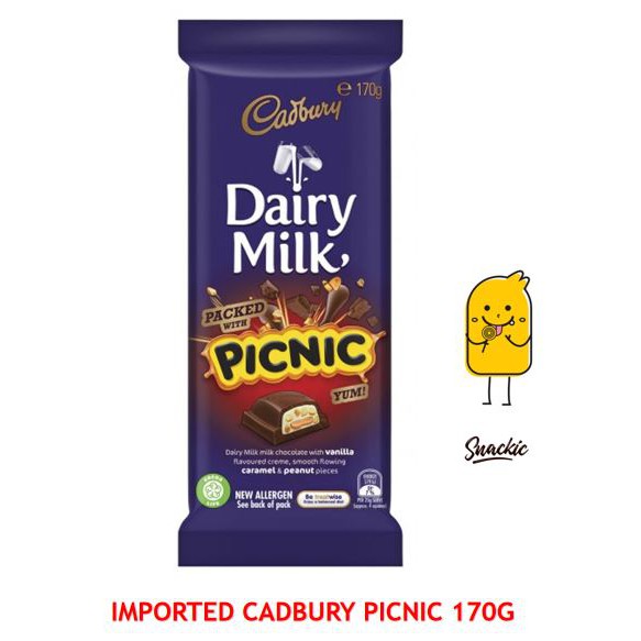 Cadbury Australia Dairy Milk Packed With Picnic 170G Shopee Malaysia