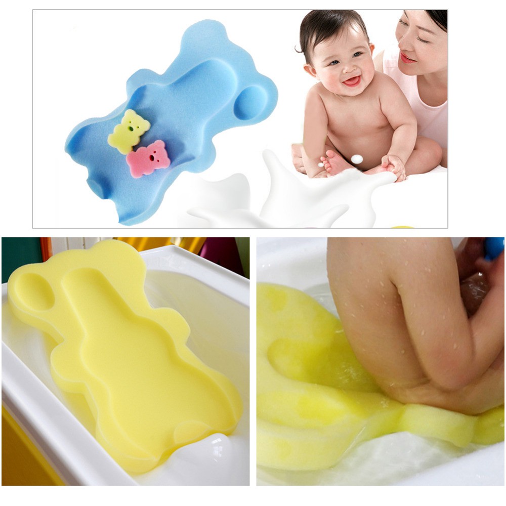 baby bath sponge support
