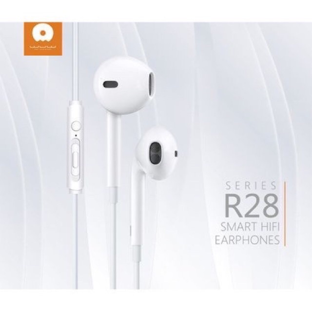 WUW R28 Earphone Handfree With Answer Button and Volume Control （Ready Stock in Malaysia）