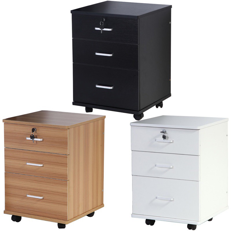 Royal S 3 Tier Office File Cabinet Modern Removable Lock Drawer