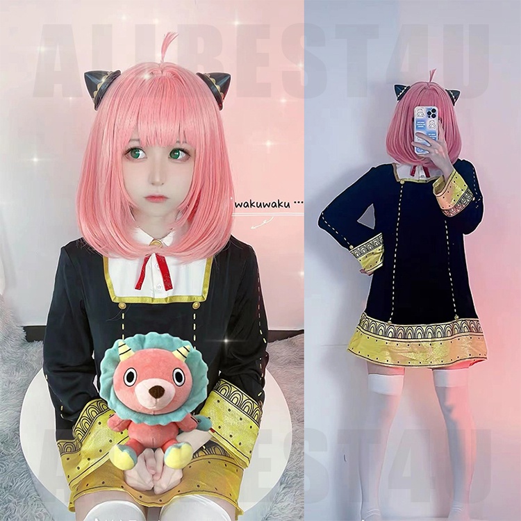 【24H SHIP】Anya Cosplay Costume full set JP Anime Spy X Family