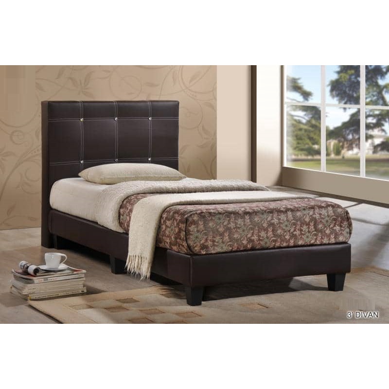 6 Diamonds Single Bed Frame Katil Single