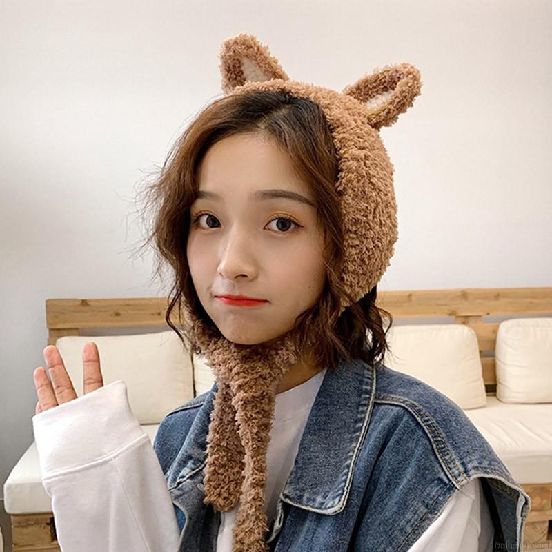 wool hat with ears