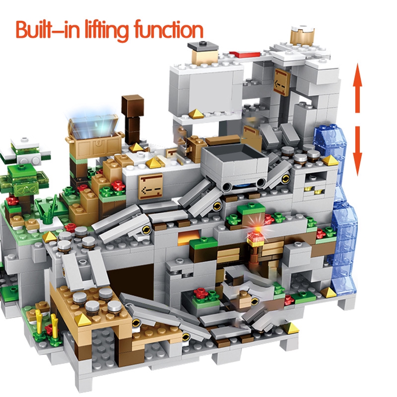 lego minecraft the mountain cave