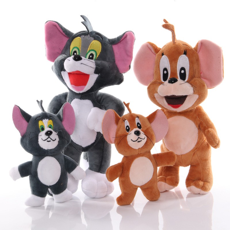 Little doll/Cartoon Talking Tom Cat Doll Naughty Mouse Jerry Doll Plush Toy  Wedding Doll | Shopee Malaysia