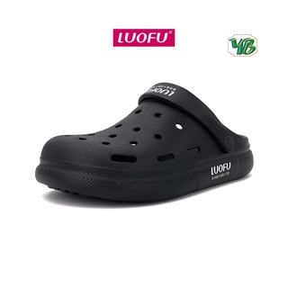 LUOFU Unisex Men Women Black EVA Clog Shoes E6201